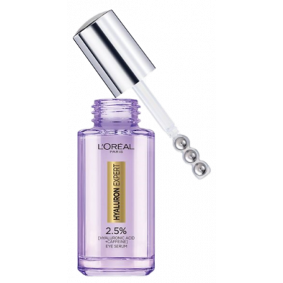 LOREAL PARIS HYALURON EXPERT 2.5% ( PURE HYALURONIC ACID + PURE CAFFEINE ) EYE SERUM 20 ML LOREAL PARIS HYALURON EXPERT 2.5% ( PURE HYALURONIC ACID + PURE CAFFEINE ) EYE SERUM 20 ML